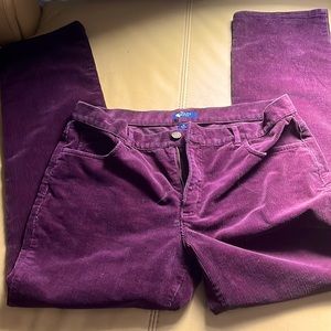 Ralph Lauren Chaps size 14 burgundy corduroy jeans